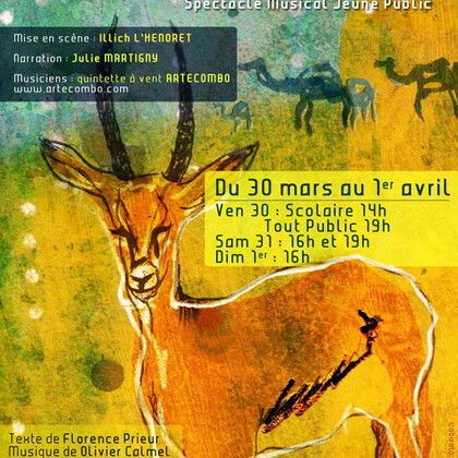 ' Caravane Gazelle ' en résidence en mars-avril 2012 au Théâtre Daniel-Sorano
