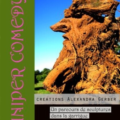 the juniper comedy - un parcours de sculptures dans la garrigue - création d'alexandra gerber